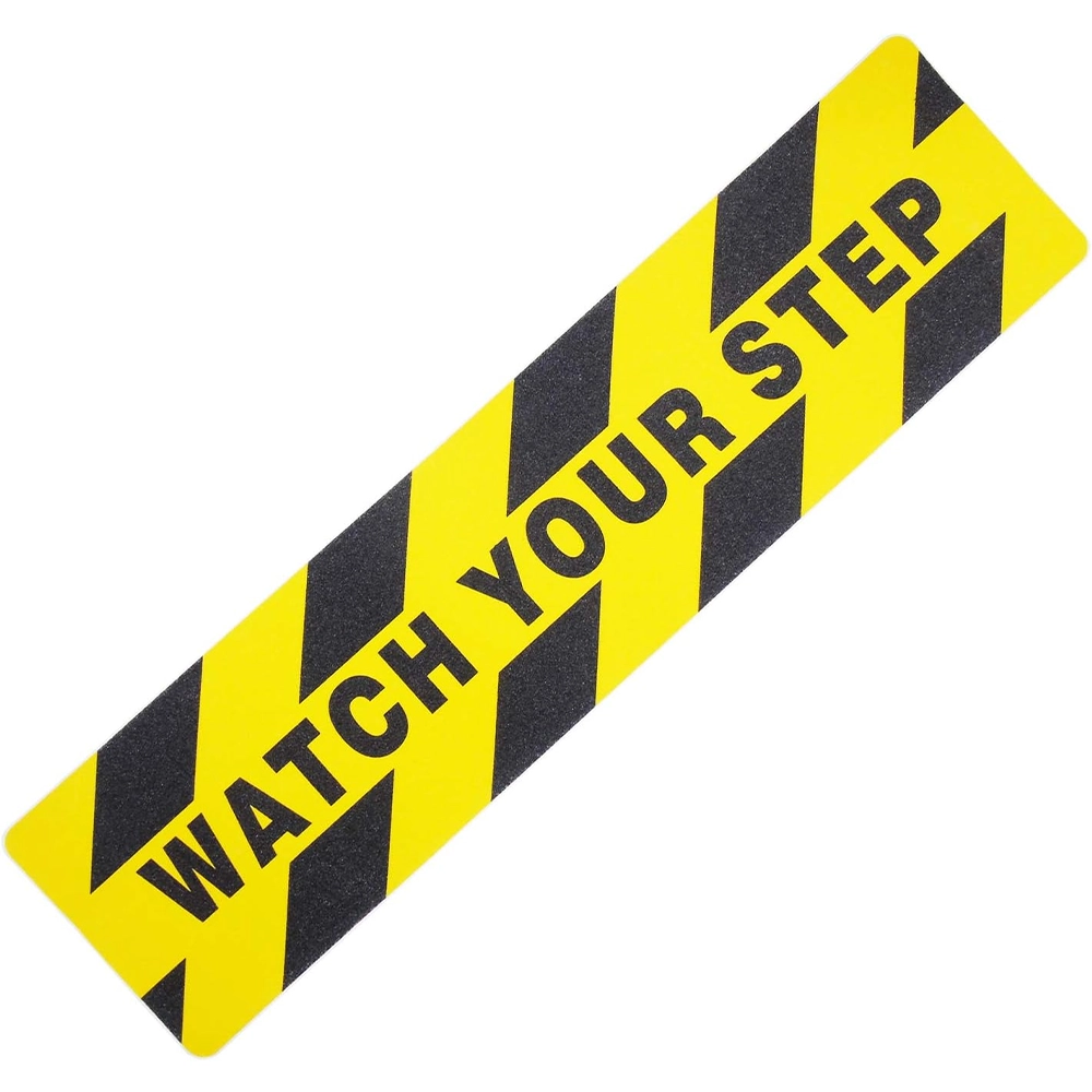 Warning Anti Slip Watch Your Step Abrasive Security Tape - 3