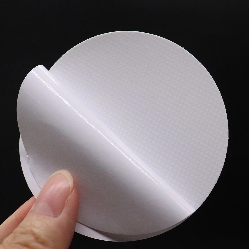 Customizable (die-cut graphics) white PEVA rubber anti-slip tape - 4